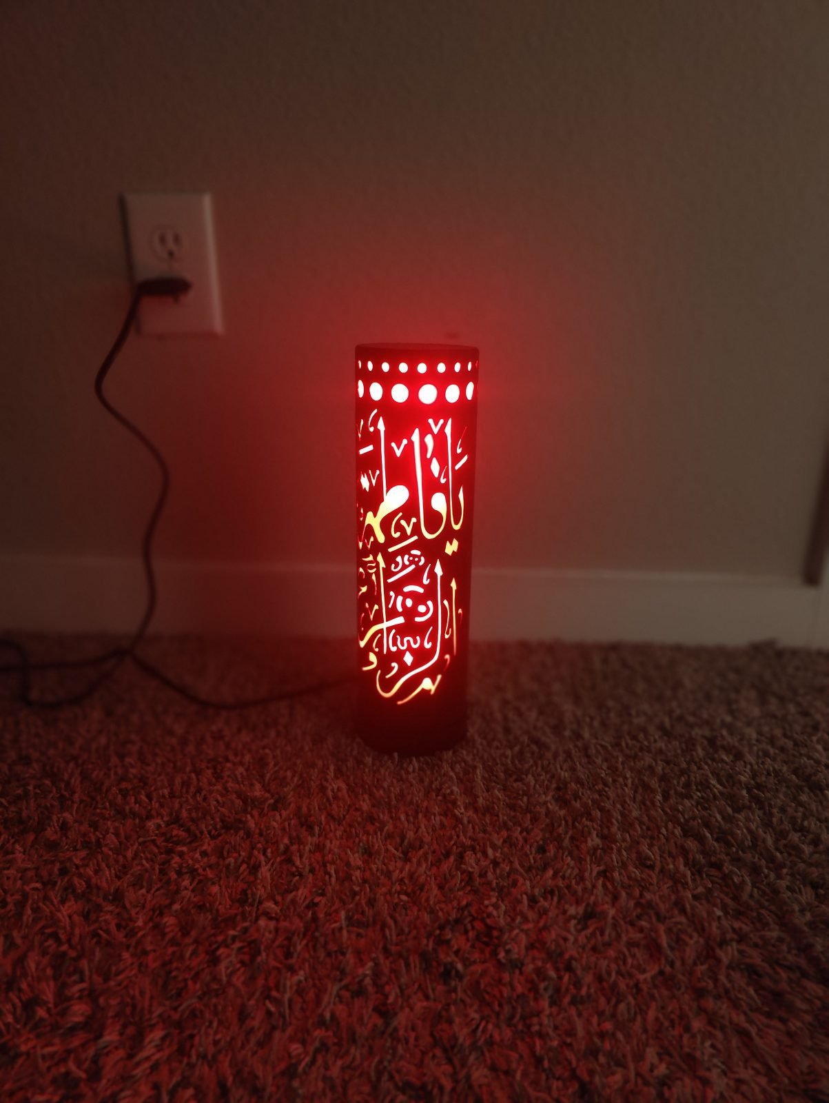 Ya Fatima Al-Zahra (s.a.) Lamp